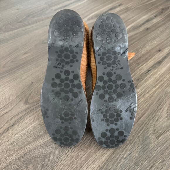 Jimmy Choo Textured Suede Leather Faux Fur Lined Chestnut Moto Bootie 38 Boots - Picture 5 of 5